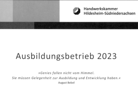 Rapiro ist Ausbildungsbetrieb 2023