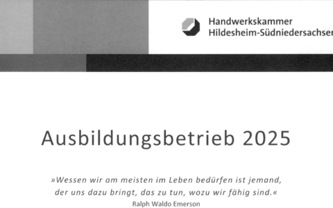Rapiro ist Ausbildungsbetrieb 2025